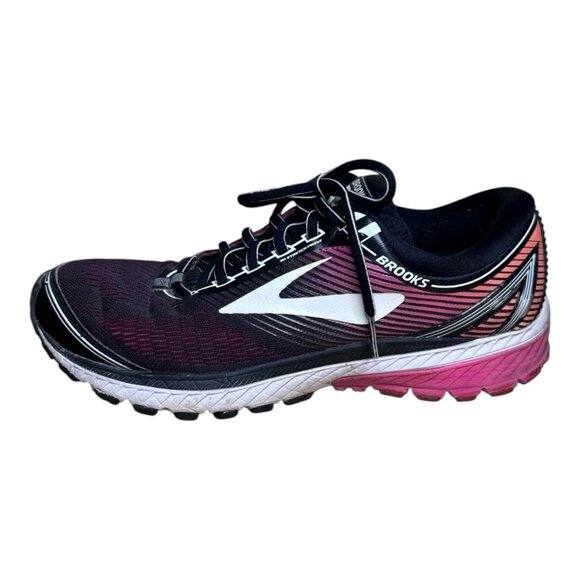Brooks Women’s Ghost 10 Running Shoes Sz 11 Black/Pink Support Cushion - Picture 3 of 16